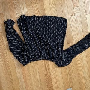 Polka Dot off the shoulder blouse